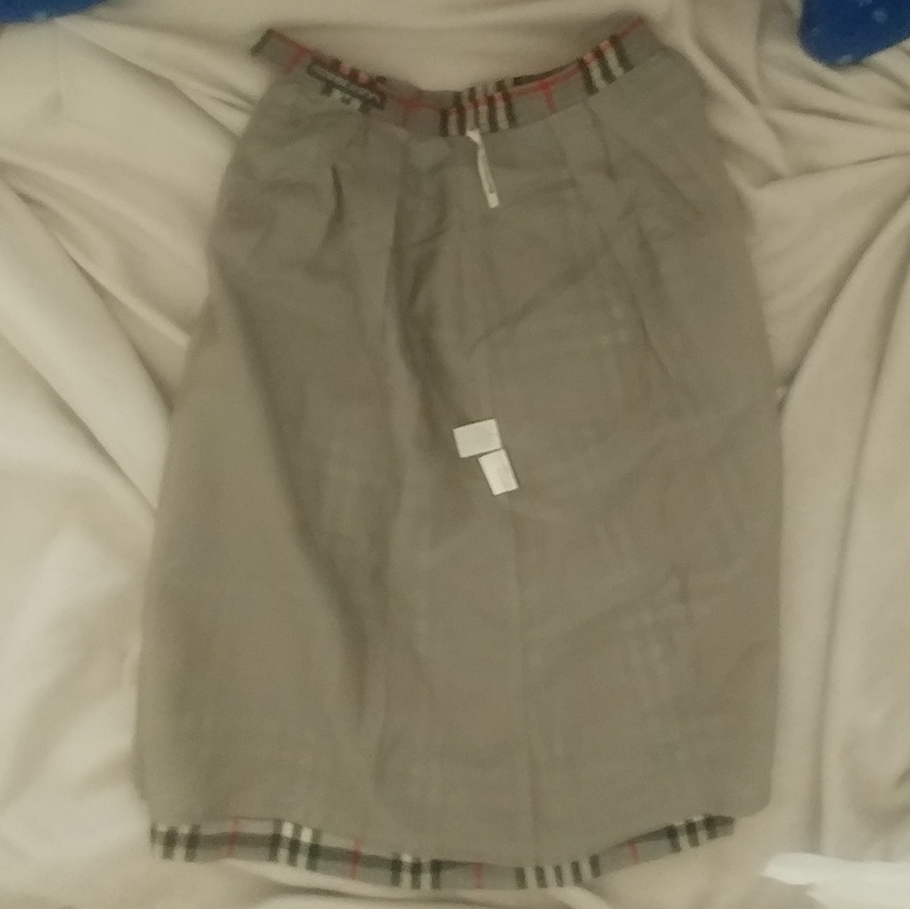 Burberry nova check gray wool skirt - Picture 4 of 6